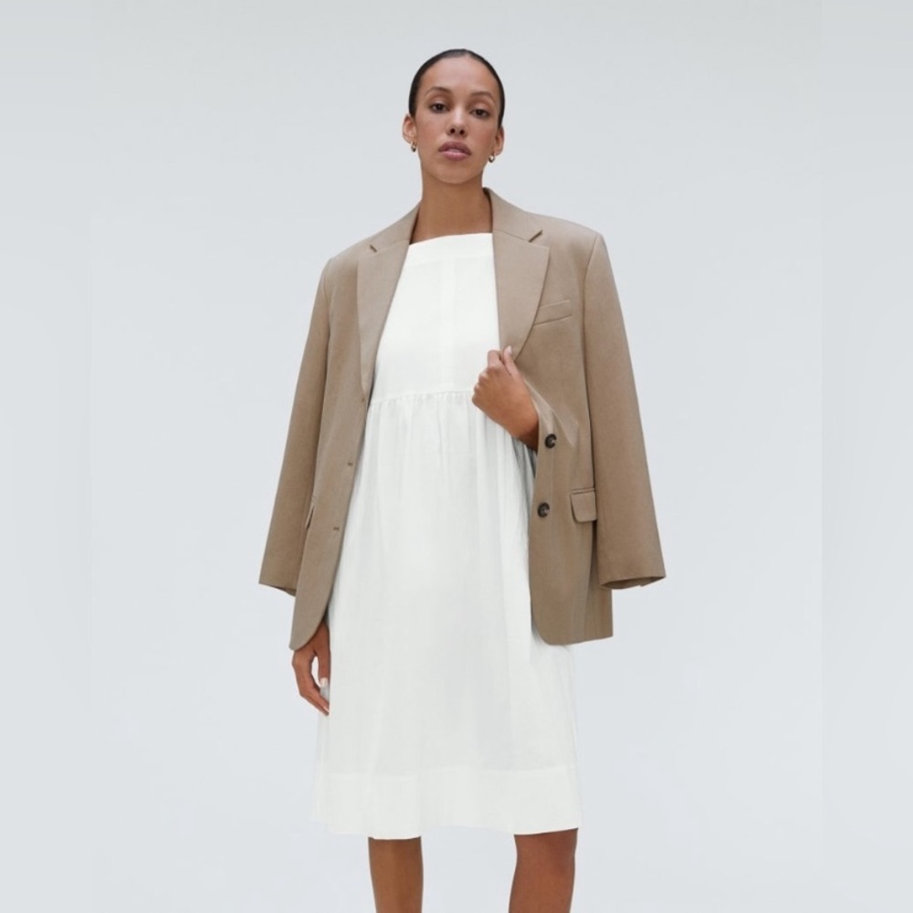 Everlane White Sleeveless Midi Dress - Picture 10 of 10
